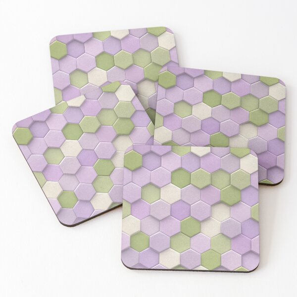 Item preview, Seamless Pastel Faceted Cube Modernist Pattern designed and sold by scicilysimonee.