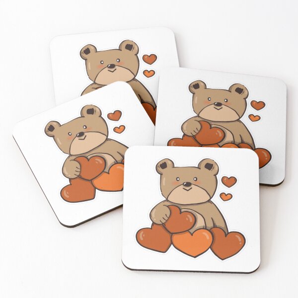Item preview, Teddy Bear With Hearts Hearts For My Teddy designed and sold by SamWoodrt.
