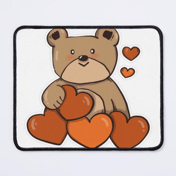 Item preview, Teddy Bear With Hearts Hearts For My Teddy designed and sold by SamWoodrt.