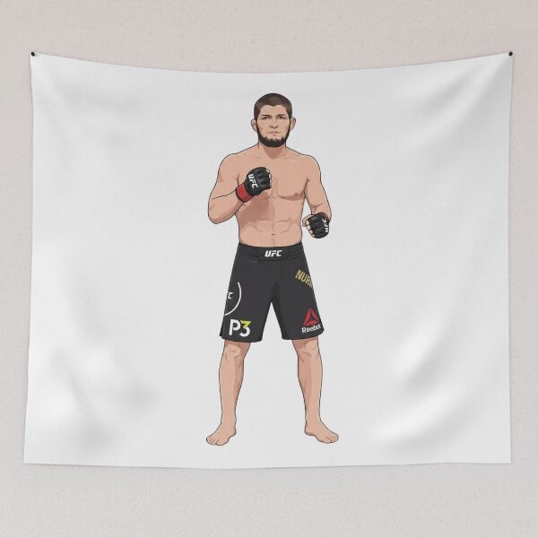 Item preview, Khabib Nurmagomedov UFC Fighter Vector Illustration designed and sold by annaarthk.