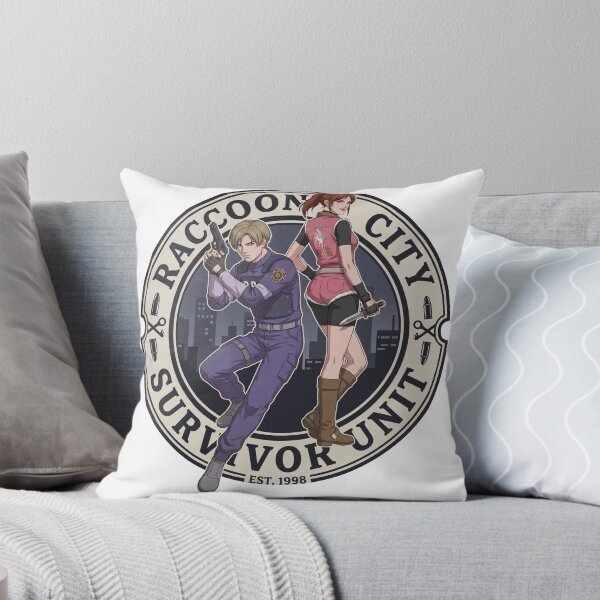 Item preview, claire redfield leon kennedy resident evil 2 anime  designed and sold by andresdrawing.