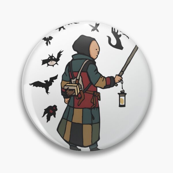 Item preview, Mystic Hooded Traveler With Lantern And Bats designed and sold by vdjjtrub.