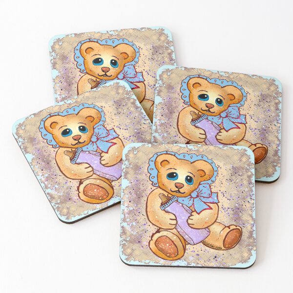 Item preview, Boy Baby Bonnet Teddy Bear designed and sold by artmuvz.