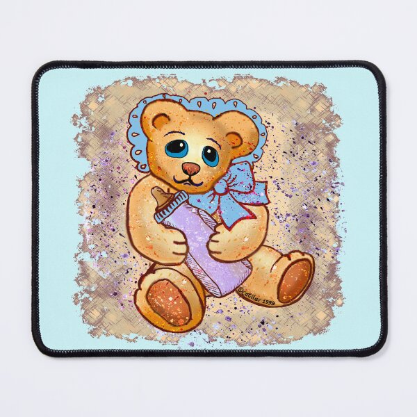 Item preview, Boy Baby Bonnet Teddy Bear designed and sold by artmuvz.