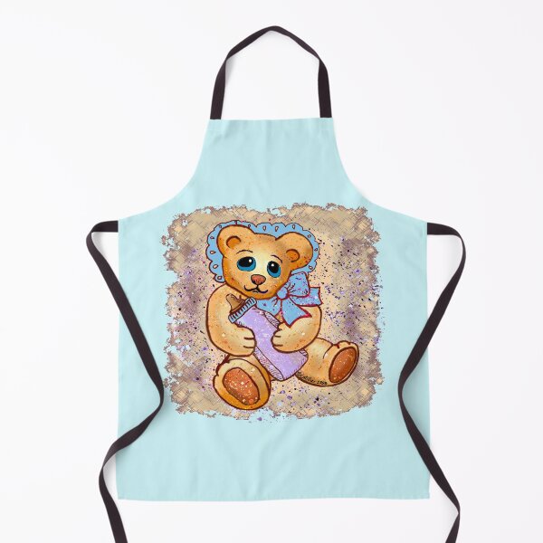 Item preview, Boy Baby Bonnet Teddy Bear designed and sold by artmuvz.