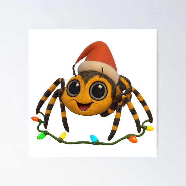 Item preview, Christmas Writing Spider designed and sold by Sillytoe.