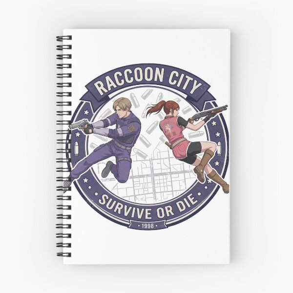 Item preview, claire redfield leon kennedy resident evil 2 anime  designed and sold by andresdrawing.