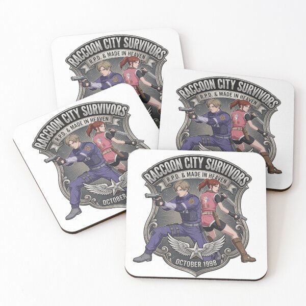 Item preview, claire redfield leon kennedy resident evil 2 anime  designed and sold by andresdrawing.