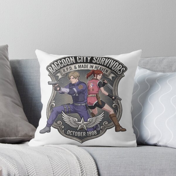Item preview, claire redfield leon kennedy resident evil 2 anime  designed and sold by andresdrawing.