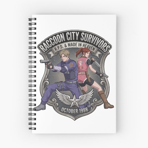 Item preview, claire redfield leon kennedy resident evil 2 anime  designed and sold by andresdrawing.