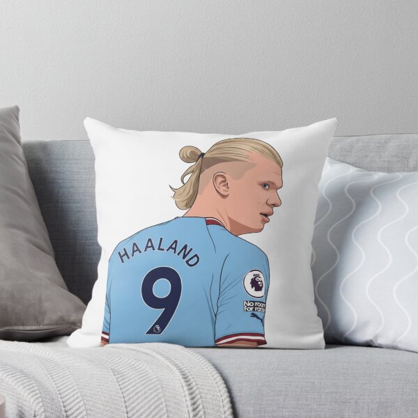 Item preview, Erling Haaland Manchester City Vector Art, #9 Jersey designed and sold by annaarthk.