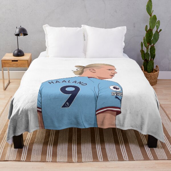 Item preview, Erling Haaland Manchester City Vector Art, #9 Jersey designed and sold by annaarthk.