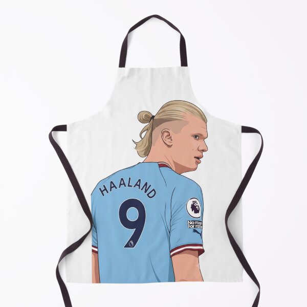 Item preview, Erling Haaland Manchester City Vector Art, #9 Jersey designed and sold by annaarthk.