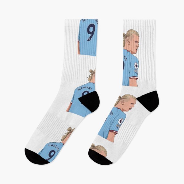 Item preview, Erling Haaland Manchester City Vector Art, #9 Jersey designed and sold by annaarthk.