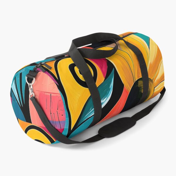Item preview, Radiant Sunflower in Swirling Abstract Forms with Vivid Colors and Contemporary Floral Wall Art designed and sold by OlfactoART Studio.