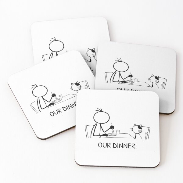 Item preview, Funny Cat Begging for Human Food at Dinner Cat Owner Humor designed and sold by Pebl-Co.