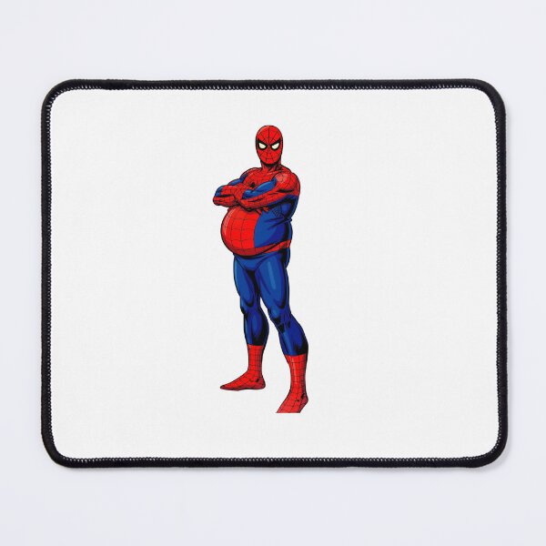 Item preview, Funny Fat Superhero Comic Art - Chubby Spider Hero Parody designed and sold by FreakToons.