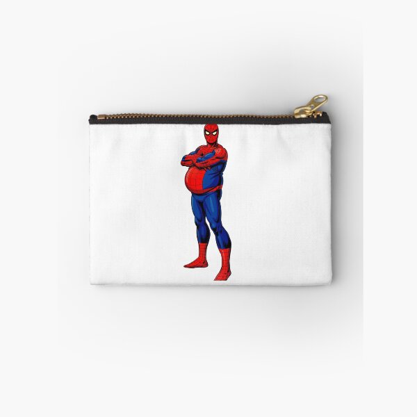 Item preview, Funny Fat Superhero Comic Art - Chubby Spider Hero Parody designed and sold by FreakToons.
