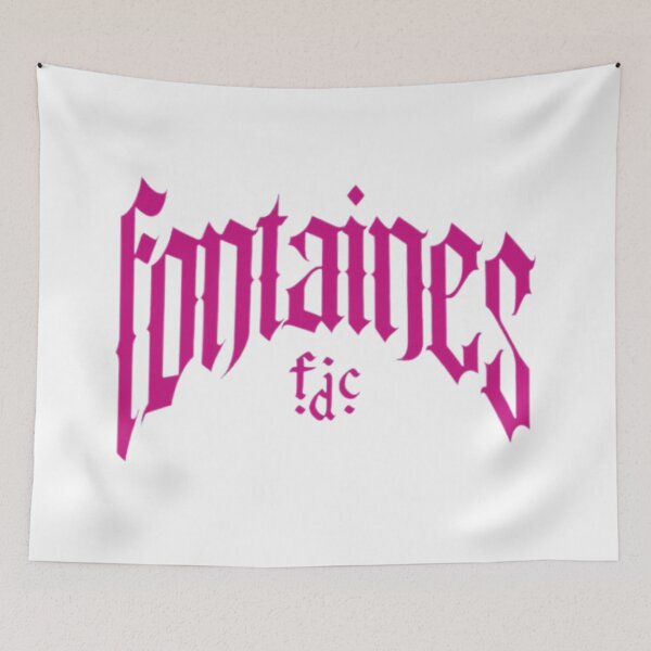 Item preview, FONTAINES D.C PINK LOGO designed and sold by WallopFam.