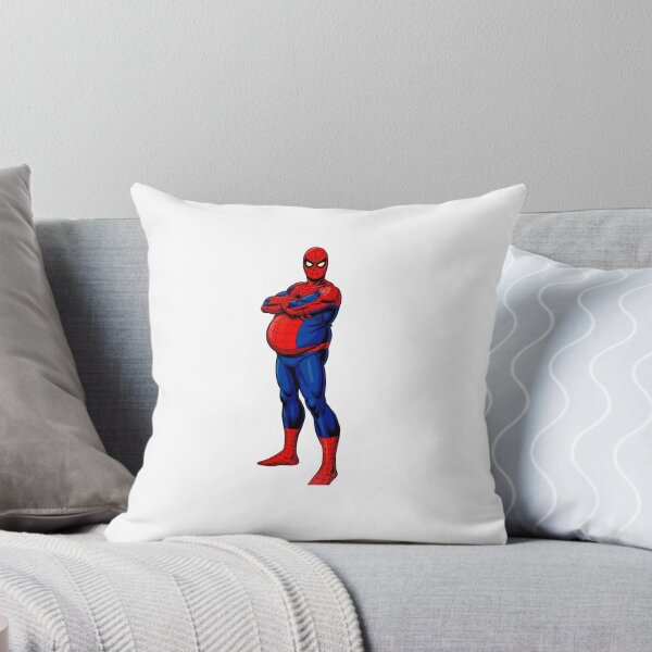 Item preview, Funny Fat Superhero Comic Art - Chubby Spider Hero Parody designed and sold by FreakToons.