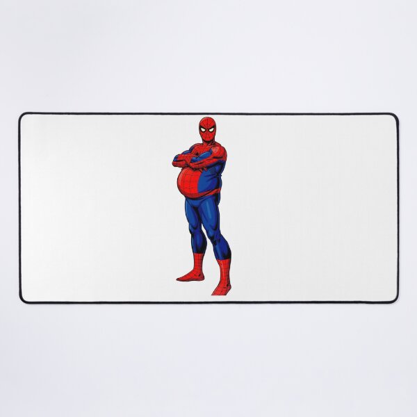 Item preview, Funny Fat Superhero Comic Art - Chubby Spider Hero Parody designed and sold by FreakToons.