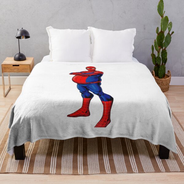 Item preview, Funny Fat Superhero Comic Art - Chubby Spider Hero Parody designed and sold by FreakToons.