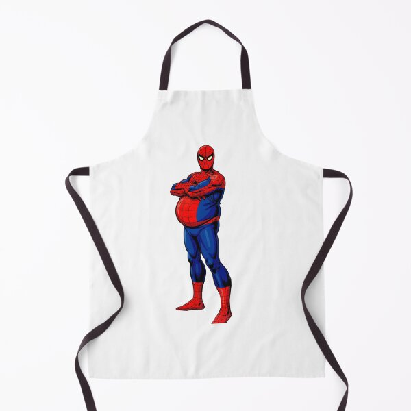 Item preview, Funny Fat Superhero Comic Art - Chubby Spider Hero Parody designed and sold by FreakToons.