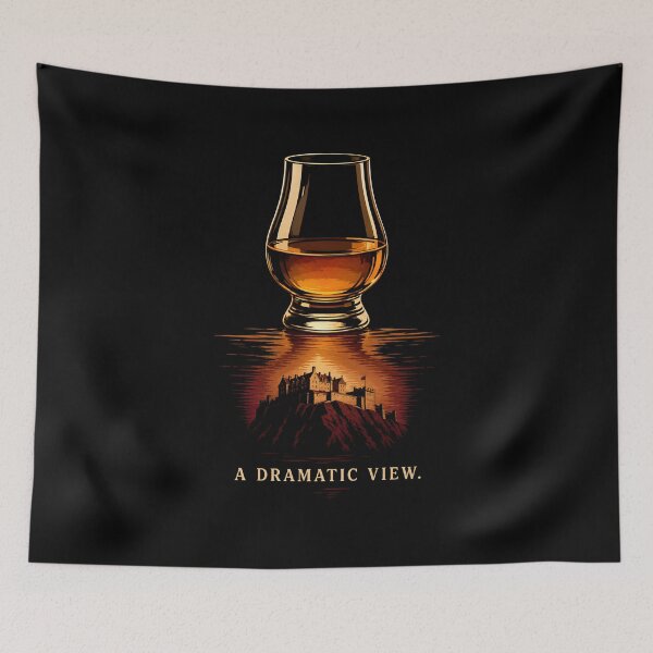 Item preview, Edinburgh Dramatic View – Whisky Castle Reflection designed and sold by Fenay Designs.