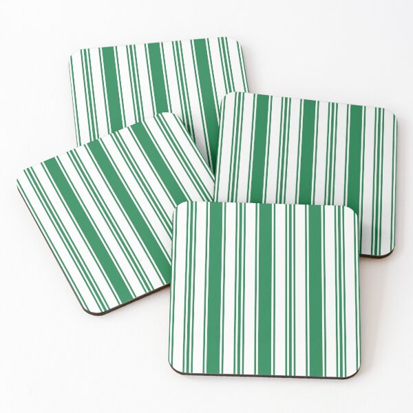 Item preview, Candy Cane green stripes designed and sold by Dana Du.