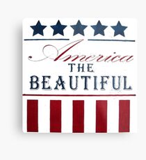 America The Beautiful Metal Print