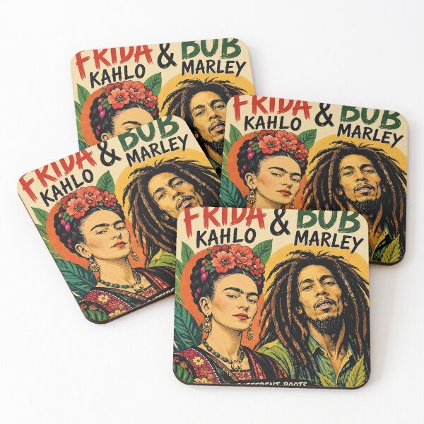 Item preview, Bob Marley & Frida designed and sold by reggiemercedes.
