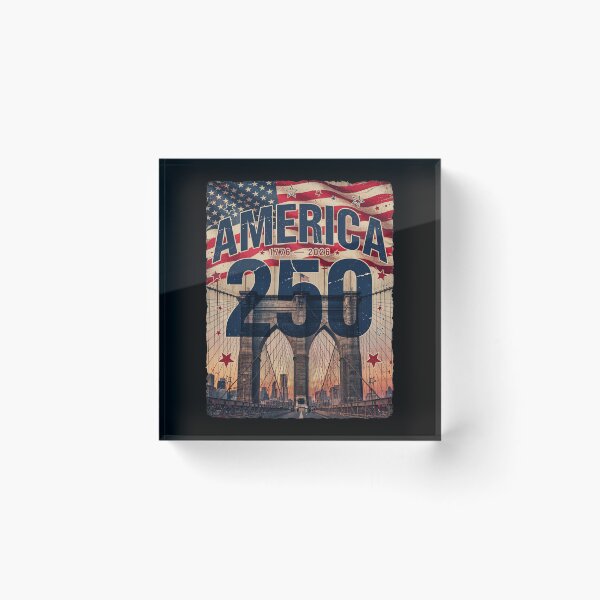 Item preview, America 250 New York City Semiquincentennial 1776 - 2026 Vintage Flag Skyline v2 designed and sold by DarylWelsh2024.