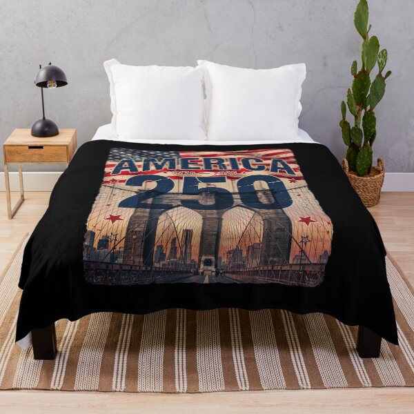 Item preview, America 250 New York City Semiquincentennial 1776 - 2026 Vintage Flag Skyline v2 designed and sold by DarylWelsh2024.