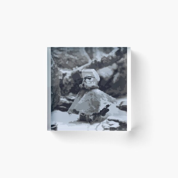 Item preview, Snowtrooper in the Snow Star Wars Inspired Artwork designed and sold by GeekMix.