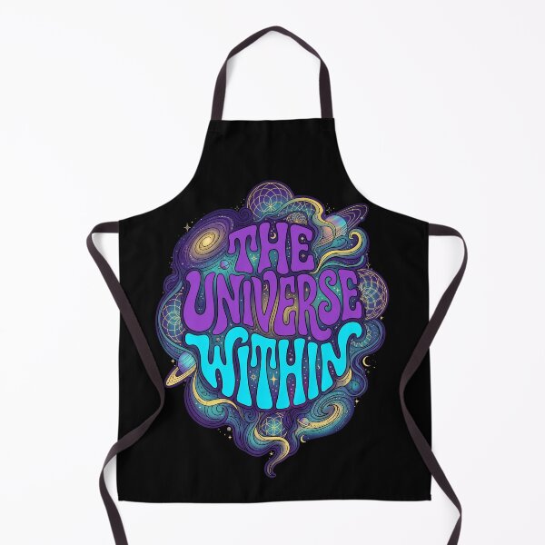 Item preview, THE UNIVERSE WITHIN - Psychedelic Cosmic Mind Typography designed and sold by Pulpa-grafica.