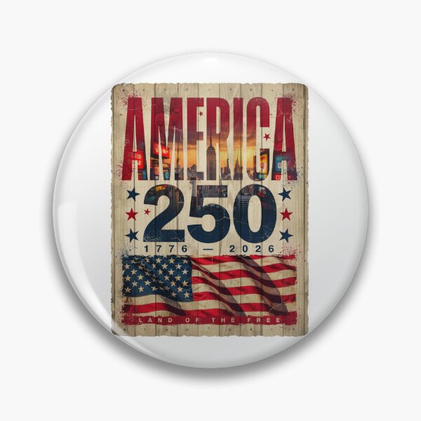 Item preview, America 250 New York City Semiquincentennial 1776 - 2026 Vintage Flag Skyline v3 designed and sold by DarylWelsh2024.