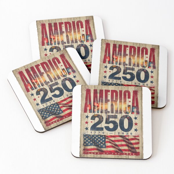 Item preview, America 250 New York City Semiquincentennial 1776 - 2026 Vintage Flag Skyline v3 designed and sold by DarylWelsh2024.