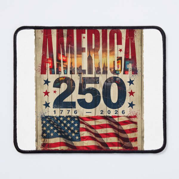 Item preview, America 250 New York City Semiquincentennial 1776 - 2026 Vintage Flag Skyline v3 designed and sold by DarylWelsh2024.