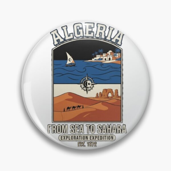 Item preview,  Algeria Travel Vintage Shirt – Algeria Tourism, Sahara Desert & Algerian Heritage Travel Souvenir designed and sold by zdzdesigner.