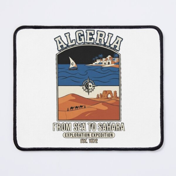 Item preview, Algeria Travel Vintage Shirt – Algeria Tourism, Sahara Desert & Algerian Heritage Travel Souvenir designed and sold by zdzdesigner.