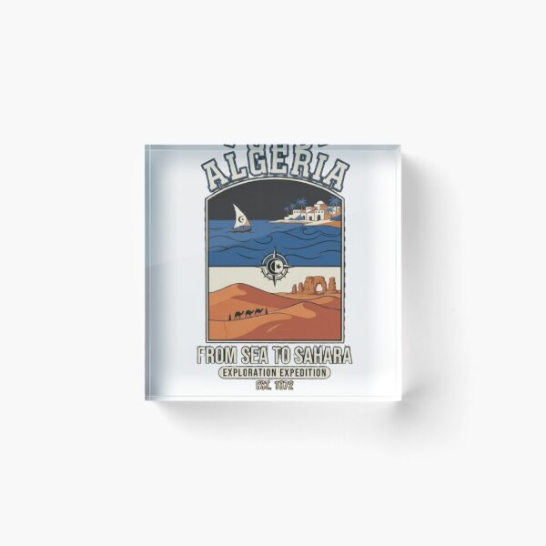 Item preview,  Algeria Travel Vintage Shirt – Algeria Tourism, Sahara Desert & Algerian Heritage Travel Souvenir designed and sold by zdzdesigner.