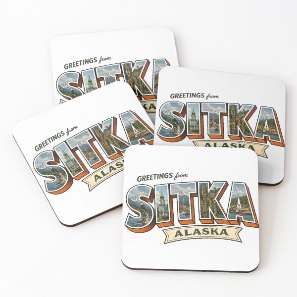 Item preview, Greetings from Sitka Alaska designed and sold by Aileen Griffin.