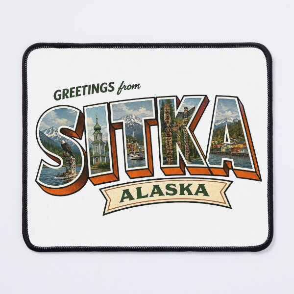 Item preview, Greetings from Sitka Alaska designed and sold by Aileen Griffin.