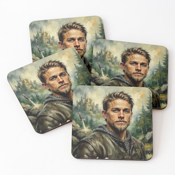 Item preview, King Arthur Fantasy Action Fine Art Tribute designed and sold by Art's Diner.
