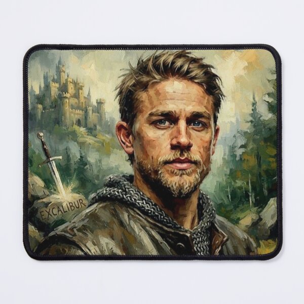 Item preview, King Arthur Fantasy Action Fine Art Tribute designed and sold by Art's Diner.