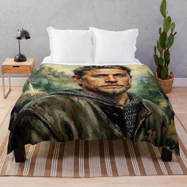 Item preview, King Arthur Fantasy Action Fine Art Tribute designed and sold by Art's Diner.