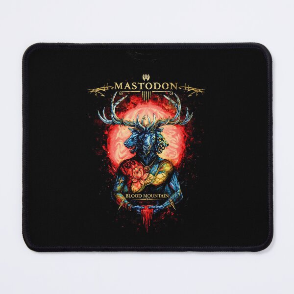 Item preview, Mastodon Blood Mountain Three-Headed Antlered Creature Artwork designed and sold by interdesigner.