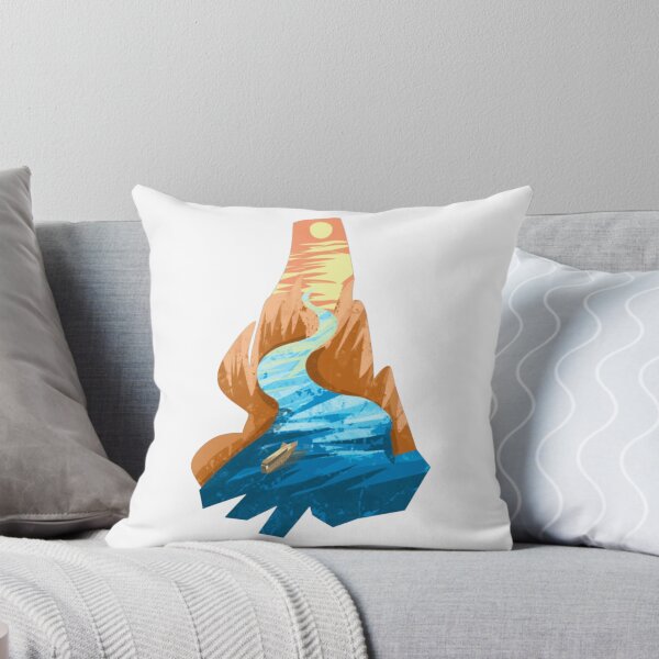 Item preview, River Of Serenity - Peaceful Boat Adventure Graphic designed and sold by MelBarrerahh.
