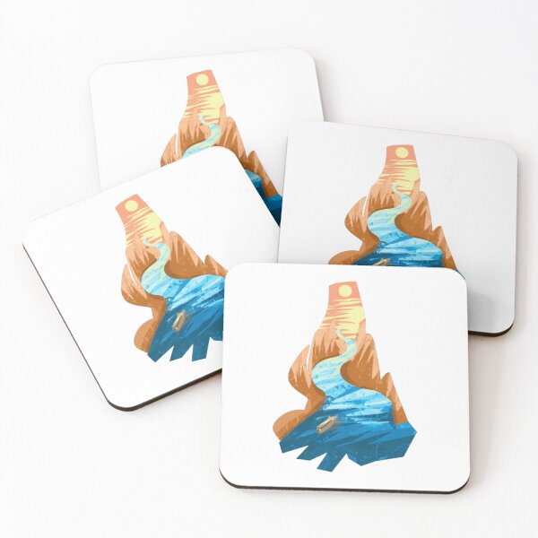 Item preview, River Of Serenity - Peaceful Boat Adventure Graphic designed and sold by MelBarrerahh.