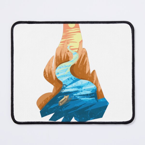 Item preview, River Of Serenity - Peaceful Boat Adventure Graphic designed and sold by MelBarrerahh.